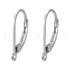 925 Sterling Silver Leverback Earrings STER-S002-56-1