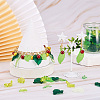 Craftdady 270Pcs 9 Style Transparent Acrylic Pendants TACR-CD0001-02-8