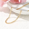 3.5MM 304 Stainless Steel Curb Chain Necklaces NJEW-T016-10G-3
