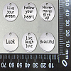 100pcs 10 Style Tibetan Style Alloy Pendants TIBEP-CJ0001-25-9