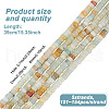 GOMAKERER 5 Strands Natural Flower Amazonite Beads Strands G-GO0001-54-2