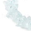 Glass Imitation Aquamarine  Beads Strands G-I283-F29-4