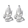 Non-Tarnish 304 Stainless Steel Pendants STAS-P324-10P-2