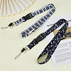  2Pcs 2 Colors Adjustable Mobile Phone Lanyard AJEW-NB0005-91-5