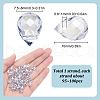 SOFPLATE Transparent Electroplate Glass Beads Strands EGLA-SP0001-05C-2