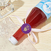 Brass Wax Seal Stamps with Wood Handle AJEW-WH0412-0185-5