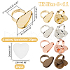 DICOSMETIC 20Pcs 4 colors Adjustable Brass Finger Rings Components KK-DC0002-53-2