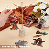 AHADERMAKER 6 Sets 6 Styles Acrylic Cowboy Boot Car Hanging Decoration HJEW-GA0001-51-3