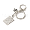Alloy Playing Card Keychains KEYC-A013-01B-02-2
