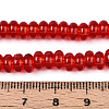 Transparent Glass Beads Strands GLAA-ZX008-6mm-19C-4