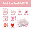 400Pcs 8 Style Acrylic Beads TACR-PJ0001-02-11