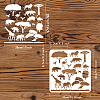 Plastic Reusable Drawing Painting Stencils Templates DIY-WH0172-921-2