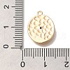Brass Micro Pave Cubic Zirconia Pendants KK-U038-06G-3