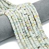 Frosted Natural Flower Amazonite Beads Strands G-K389-C29-01-1