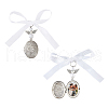 316 Surgical Stainless Steel Locket Pendants PALLOY-FH00049-1