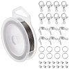 BENECREAT DIY Beading Jewelry Making Finding Kit DIY-BC0012-55A-1