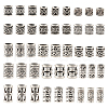 150Pcs 15 Styles Tibetan Style Alloy European Beads FIND-TA0002-68-3