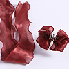 Rainbow Color Polyester Organza Ribbon OCOR-WH0082-118F-5