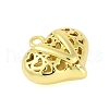 Hollow Brass Pendants for Valentine's Day KK-M289-03V-G-2