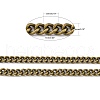 Iron Cuban Link Chains CH-R013-5x4mm-AB-NF-7