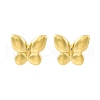 Brass Stud Earrings EJEW-H158-05A-G-4