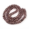 Luminous Handmade Gold Foil Glass Beads Strands FOIL-N029-02A-02-3