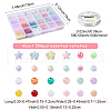 DIY Glass Round & Acrylic Beads Bracelet Making Kits DIY-YW0009-85-2