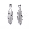 Non-Tarnish 304 Stainless Steel Pendants STAS-K213-04C-P-1