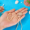  1 Strand Natural Trochus Shell Rondelle Beads Strands SSHEL-TA0001-16B-6