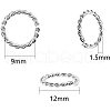 Unicraftale 304 Stainless Steel Jump Rings STAS-UN0001-52P-3