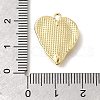 Brass Pave Natural White Shell Pendants KK-U061-13G-3