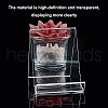 Fingerinspire Transparent Acrylic Display Stands ODIS-FG0001-21B-4