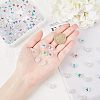 CHGCRAFT Plating Transparent Acrylic Beads MACR-CA0001-01-3