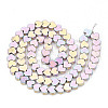 Electroplate Non-magnetic Synthetic Hematite Beads Strands G-T061-120B-2
