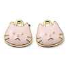 Golden Plated Alloy Charms ENAM-L042-01G-02-2
