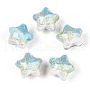 Transparent Resin Enamel Beads RESI-N043-02C-1