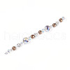 Glass and Acrylic and Imitation Pearl and Rhinestone Beads Strands MAK-T011-06M-2