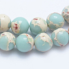 Synthetic Imperial Jasper Beads Strands G-F531-6mm-H03-3