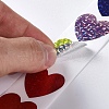 8 Patterns PVC Self Adhesive Glitter Stickers X-DIY-A042-14A-3