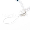 Plastic Beads Mobile Straps HJEW-JM00532-5
