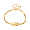 Constellation 202 Stainless Steel Figaro Chain Link Bracelets for Women Men AJEW-U006-01I-1