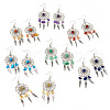 Brass Dangle Earring EJEW-TAC00017-12