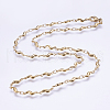 304 Stainless Steel Chain Necklaces STAS-P164-23G-1