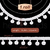 Polyester Tassel Lace Trim OCOR-WH0073-92B-2
