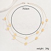 Elegant Stainless Steel Multi-Layer Butterfly Necklace for Women's Party XD6071-1