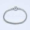 Tarnish Resistant 304 Stainless Steel European Style Bracelets for Jewelry Making PPJ-F002-01A-1