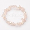 Gemstone Chip Stretch Bracelets BJEW-JB01516-01-1