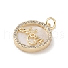 Mother's Day Brass Micro Pave Cubic Zirconia Pendants KK-A207-06G-2