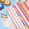 Word Happy Birthday Pattern Gift Wrapping Paper Sets DIY-TAC0020-49-5