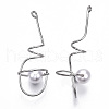 Rack Plating Alloy Wire Wrapped Big Pendants PALLOY-S132-150P-RS-3